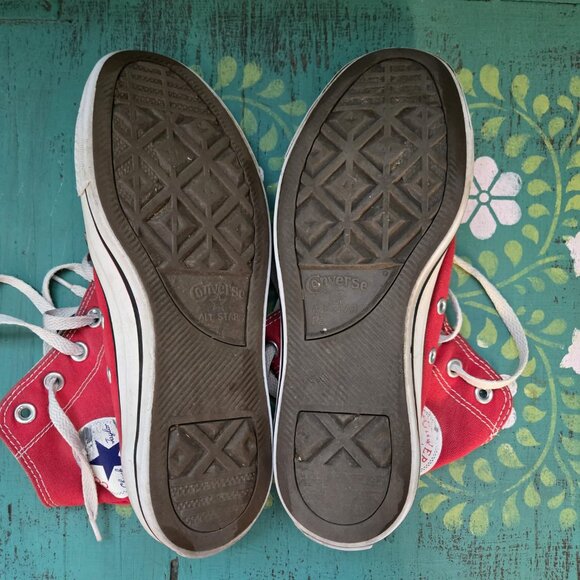 Converse All Star Chuck Taylor Hi-Top Classic Red Sneakers - Picture 5 of 5